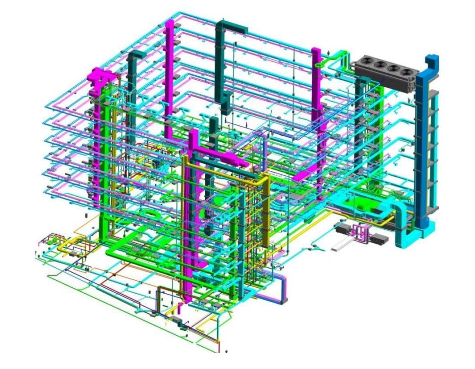 Modern Commercial Tower BIM Modeling