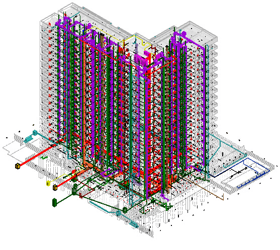 Integrated MEP BIM Coordination Project