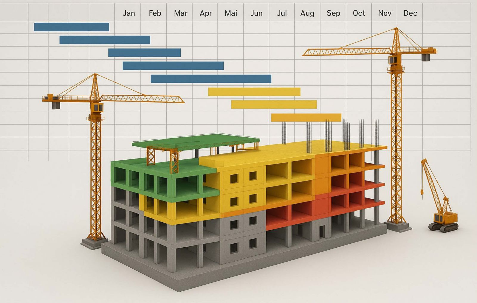 4D BIM Simulation